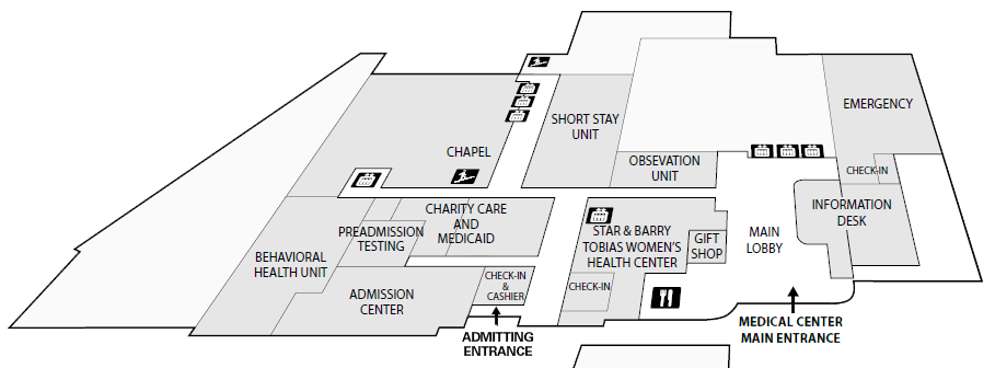 Eisenhower Medical Center Campus Map